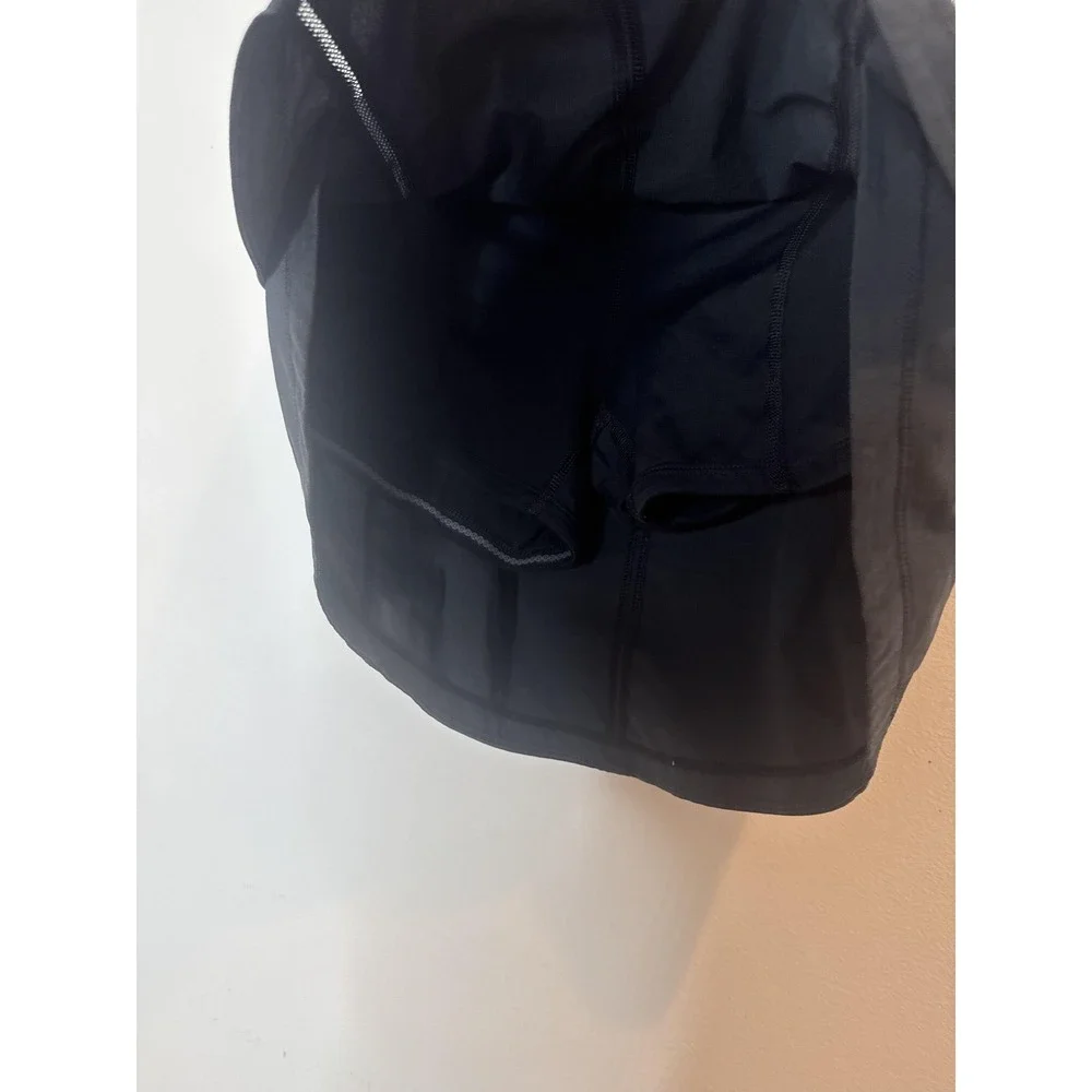 Lululemon Skort Womens 4 Black High Rise Athletic Running Tennis Lined Pockets